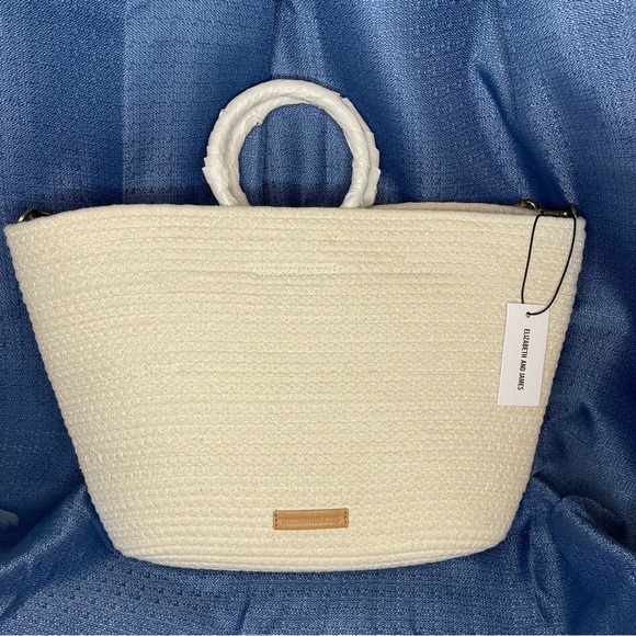 Elizabeth and James Handbags - Elizabeth and James Cotton Tote Creme